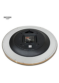 Đồng hồ treo tường Nhật Bản Rhythm CMG437NR13, Kích thước 30.0 x 4.2cm, 700g ,Vỏ nhựa cao cấp, dùng PIN
