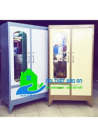 Tủ quần áo sắt 1m8 nhiều màu