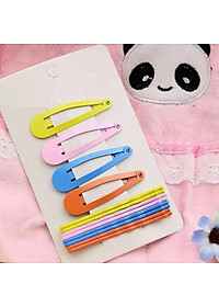 Vỉ kẹp tăm màu sắc kẹp mái dễ thương