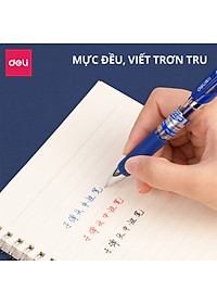 Bút Gel Bấm Bút Bi Nước Deli Phù Hợp Viết Sổ Calligraphy Ngòi 0.5mm Mực Nhanh Khô Dành Cho Văn Phòng Học Sinh Nhiều Màu 33388S
