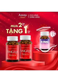 [Tặng Ritana 15v] Combo 2 Hộp 60v - Viên Uống ANGELA GOLD Hỗ Trợ Sức Khỏe, Sắc Đẹp Và Sinh Lý Nữ