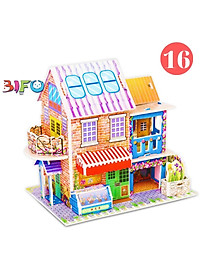 Đồ chơi lắp ghép mô hình giấy thông minh Ngôi nhà mơ ước