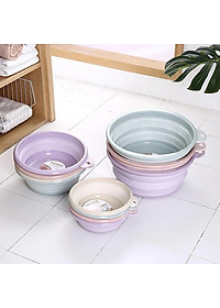 Thau, Chậu Nhựa Gấp Gọn Đa Năng Dùng Trong Bệnh Viện , Trường Học , Công Sở - Hàng chính hãng (Giao màu ngẫu nhiên)