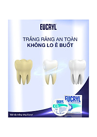 Bột trắng răng, Kem đánh răng trắng răng Eucryl Anh Giúp răng trắng sáng bền lâu , sạch bóng và thơm mát cả ngày - QuaTangMe Extaste
