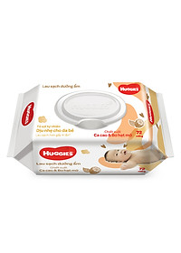 Combo 12 Gói Khăn Ướt Huggies Cacao và Bơ Hạt Mỡ (72 Miếng/ Gói)
