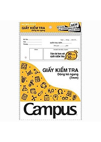 Giấy kiểm tra Cấp 2 / Giấy kiểm tra kẻ ngang Campus TP-BM70G-30 - TP-BS70G-25