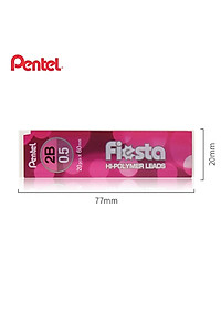 Ruột bút chì kim Pentel C235TF HB/2B ngòi 0.5mm (20 Ruột/Tuýp)