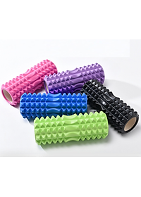 Con lăn Yoga Massage Foarm Roller, ống trụ lăn xốp thể thao giãn cơ có gai roam rollet cao cấp, ống lăn giãn cơ - Chính hãng DoDoDios