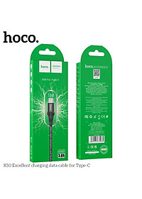 Cáp Sạc Nhanh 3A Hoco X50 Type-C Cho Samsung, Xiaomi, Oppo, Android,... Cáp Dây Dù Siêu Bền - Hàng Chính Hãng