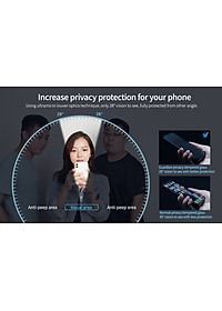 KÍNH CHỐNG NHÌN TRỘM cho iPhone 13/ 13 Pro/ 13 Pro Max hiệu Nillkin Guardian - Hàng chính hãng