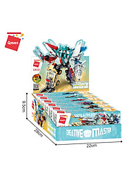 Đồ chơi xếp hình, lắp ráp Qman 1412 - Người máy hợp kim (498 mảnh ghép)