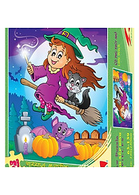 Tranh xếp hình Tia Sáng Cô phù thủy nhỏ ( 63 mảnh)