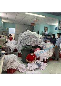 Bộ quần áo Blouse điều dưỡng nam nữ có viền xanh cho thực tập sinh - áo điều dưỡng, y tá có cầu vai xanh