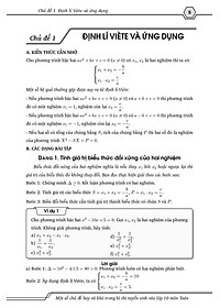 Một Số Chủ đề hay Và Khó trong kỳ thi vào lớp 10 môn Toán