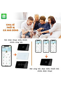 Công Tắc Cảm Ứng Datic Điều Khiển Mọi Thiết Bị Từ Xa Bằng Wifi Qua Điện Thoại, Thương Hiệu Hunonic, Hàng Việt Nam. -2022
