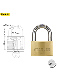 Ổ Khoá Stanley S742 – 034 Khóa càng tiêu chuẩn, rộng 70mm