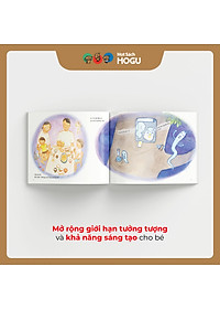 Truyện Ehon bé 3-4-5 tuổi - Một ngày của gia đình ma