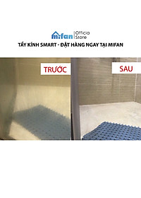 Tẩy Cặn Canxi Trên Kính SMART TK - Vệ Sinh Sạch Cặn Bám Lâu Ngày Vách Kính Nhà Tắm, Gương - MIFAN Phân Phối Chính Hãng