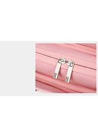 Túi xách chống sốc cho máy tính, macbook, laptop chống nước, siêu nhiều ngăn màu tím - HỒNG - 14 INCH