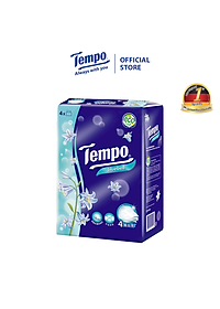 [HÀNG MỚI] Khăn giấy rút cao cấp Tempo  - 4 lớp bền dai, an toàn cho da - Thương hiệu Đức (Lốc 4 gói)