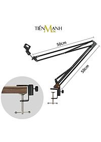 Chân Micro Kẹp Bàn Arm Dr.MIC NB39 (Cỡ Đại) - Giá đỡ đế Mic Stand NB-39 Microphone Thu Âm LiveStream Hàng Chính Hãng - Kèm Móng Gẩy DreamMaker