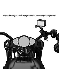 Kẹp Ghi Đông Telesin Cho GoPro, Sjcam, Yi Action, Osmo Action, Điện Thoại Trên xe đạp, xe máy, mô tô (Hàng Chính Hãng)