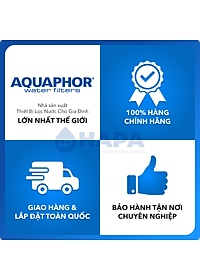 Máy Lọc Nước AQUAPHOR CRYSTAL ECO H Chuẩn Nước Khoáng Uống Trực Tiếp, Công Nghệ NANO Aqualen Độc Quyền, Máy Lọc Nước Không Điện - Nhập Khẩu Châu Âu, Hàng Chính Hãng