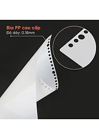 Bìa Phân Trang AO+ Nhựa PP/ A4 (Bộ 6 Tab Phân Mục) Kèm Giấy Dán