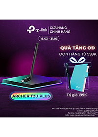 Bộ Chuyển Đổi USB Wifi TP-Link Archer T2U Plus Công Suất Cao AC600 – Hàng Chính Hãng