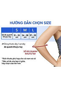 Đai quấn khuỷu tay loại vừa Phiten metax elbow band middle AP246003/AP246004/AP246005