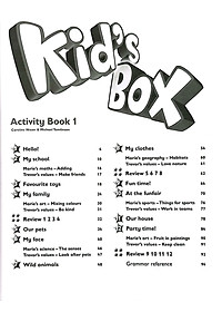Kid's Box 2nd ed Activity Book with Online Resources Level 1