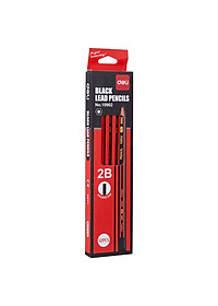 Bút 2B kèm tẩy Deli - sọc neon nhiều màu - 12 cây/hộp - E37013 / E37014 / E37015 / E37016/ E37000/ E58103/ E10902