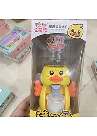 Bình Nước Mini Kèm Cốc Vui Nhộn Dành Cho Bé Thiết Kế Hình Con Vịt Hot Của Năm