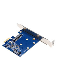 Bộ Chuyển Đổi Điều Khiển Thẻ Mở Rộng Kết Hợp PCIe Sang MSATA & SATA3.0 Cho Máy Tính Để Bàn