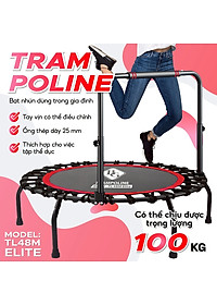 BG Sàn nhún, Đệm Bật TRAMPOLINE TL 48INCH Dây kháng lực, Dành Cho Mọi Lứa Tuổi (hàng nhập khẩu) 