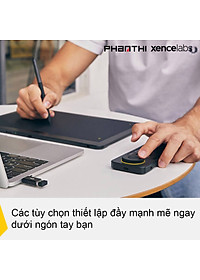 Điều Khiển Remote Xencelabs Quick Keys Không Dây Màn Hình OLED 40 Phím Tắt Và Vòng Dial - Hàng Chính Hãng