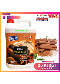 Combo 2 can Nước rửa tay khử mùi Mr.Fresh 5L Hương Quế & Hương Táo (5l/can)