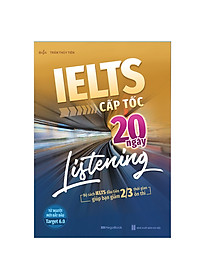 Combo 4 Cuốn Ielts Cấp Tốc - 20 Ngày Listening, Speaking, Reading, Writing
