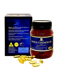 Viên Uống Dầu Cá Hồi Úc Dr Natural Omega 3 Salmon Oil 180 Viên | Tốt Cho Mắt, Não, Tìm, Giảm Nguy Cơ Xơ Vữa Động Mạch - Hàng Chính Hãng