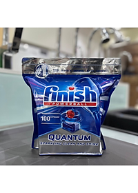 Viên rửa bát Finish Quantum Max 100 viên 14 in 1