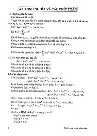 Sách Chuyên Khảo Đa Thức
