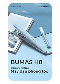 Máy Dập Phồng Chân Tóc BUMAS H8 - Máy Dập Lưỡi Vuông Bấm Phồng Chân Tóc - Phủ Protein Thực Vật - Hạn Chế Hư Tổn Nhiệt - Hàng Chính Hãng
