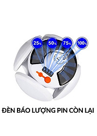 Bóng Đèn Tích Điện 40W , Năng Lượng Mặt Trời 4 Cánh ,Đèn Led Siêu Sáng ,Tiết Kiệm Điện Năng , Chống Nước - HÀNG CHÍNH HÃNG MINIIN