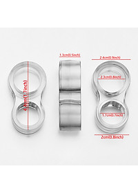 SDG Combo 8 núm Silicon chống va đập cửa nhựa PVC bảo vệ cửa chặn cửa bảo vệ nhà cửa của nhôm kính cửa sổ