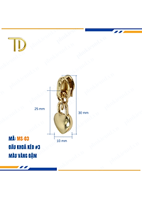 Đầu khóa kéo túi xách, đầu khóa kéo thay thế, đầu khóa kéo balo răng 3, Mạ điện độ bền 5-8 năm