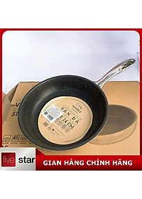 Bộ nồi và chảo chống dính vân đá inox 304 cao cấp Fivestar Plus 5 món nắp kính , tặng 1 vá canh