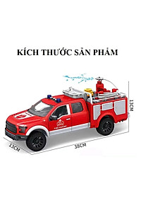 TOYSTAR-666-88P Mô hình xe cứu hoả cứu hộ, Xe Ô Tô Đồ Chơi Cho Trẻ Em