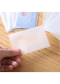 Combo 5 Túi Ví Đựng Bảo Vệ Chống Xước Thẻ ATM, Card Visit, CMND, Driver License Bằng Lái Xe Trong Suốt - Loại 1 Chính Hãng MINIIN