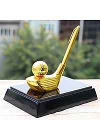Gậy golf và giá cắm bút mạ vàng 24K: Quà tặng độc đáo cho sếp, đối tác yêu thích thể thao golf, quà tặng giải thi đấu golf