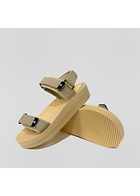 Giày Sandal Nữ The Bily 03W Quai Ngang - Màu Kem BL03WK 